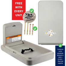 Bambino Vertical Wall Mounted Baby Changing Station