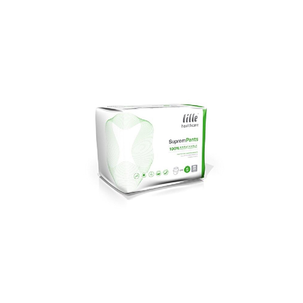 Lilpants Lille Suprempants Incontinence Pads, Fast Absorbing Disposable Briefs For Men And Women, Maxi, Heavy Absorption, Size L, Pack Of 14