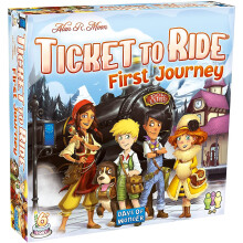 Days of Wonder | Ticket to Ride First Journey Europe Board Game | Ages 6+ | For 2 to 4 players | Average Playtime 15-30 Minutes