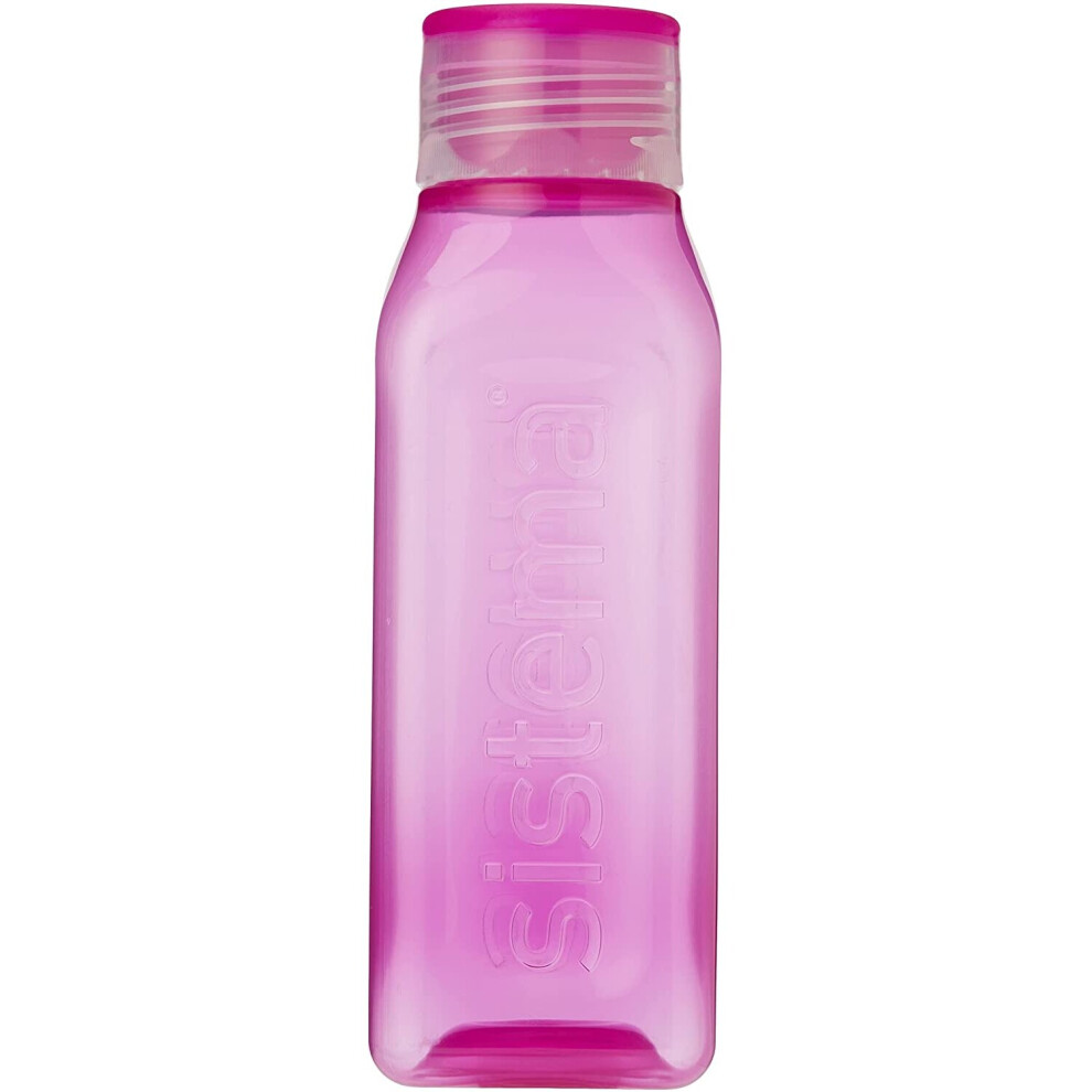 Sistema Water Bottle, Assorted Color, 475 ml