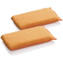 E-Cloth Window Dynamo - Compact All-In-One Streak-free Cleaning & Polishing Pad for Glass & Mirrors - Just Add Water - 2 Count