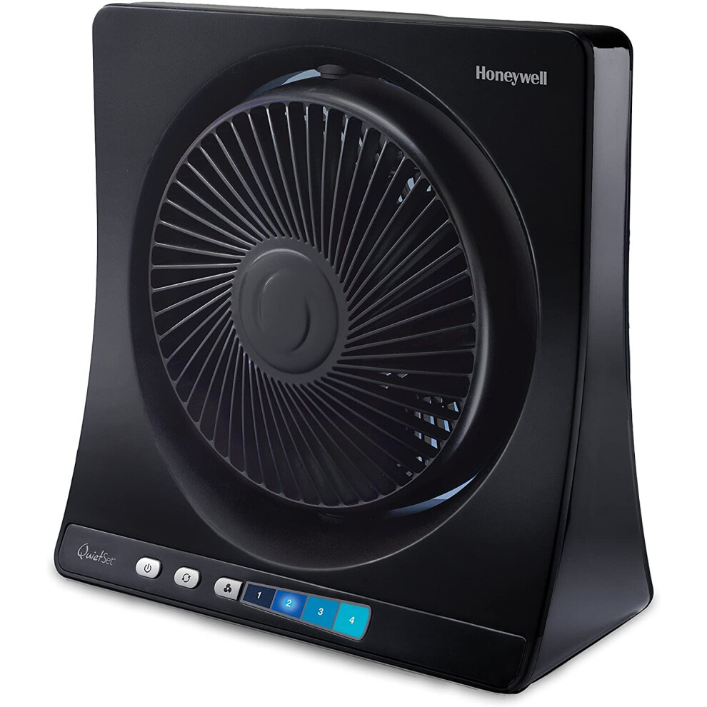 Honeywell HT354E4 quietset table desk fan, 36W, Black