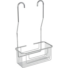 Croydex QM262941 Chrome Shower Mixer Caddy Bathroom Storage Basket, 5 Year Rust Free Guarantee , 12.5 x 25 x 44 cm