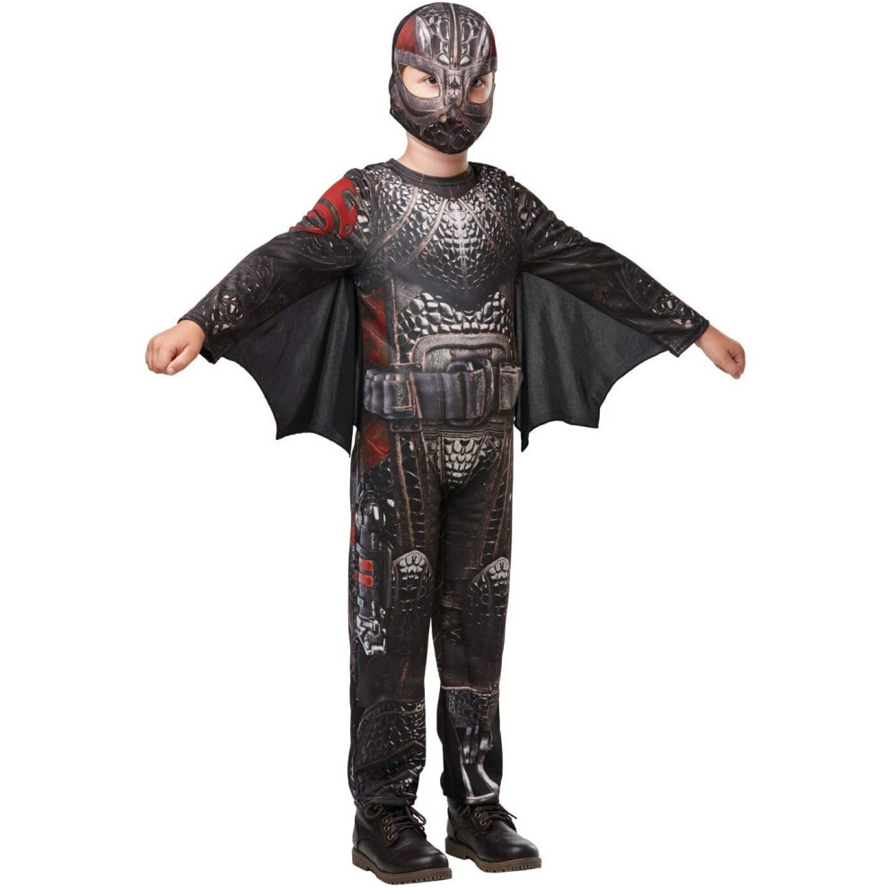 Rubies Rubie's Official How To Train Your Dragon Hiccup Battlefield Childs Costume Deluxe, Medium Age 5-6 Years Not,Specified