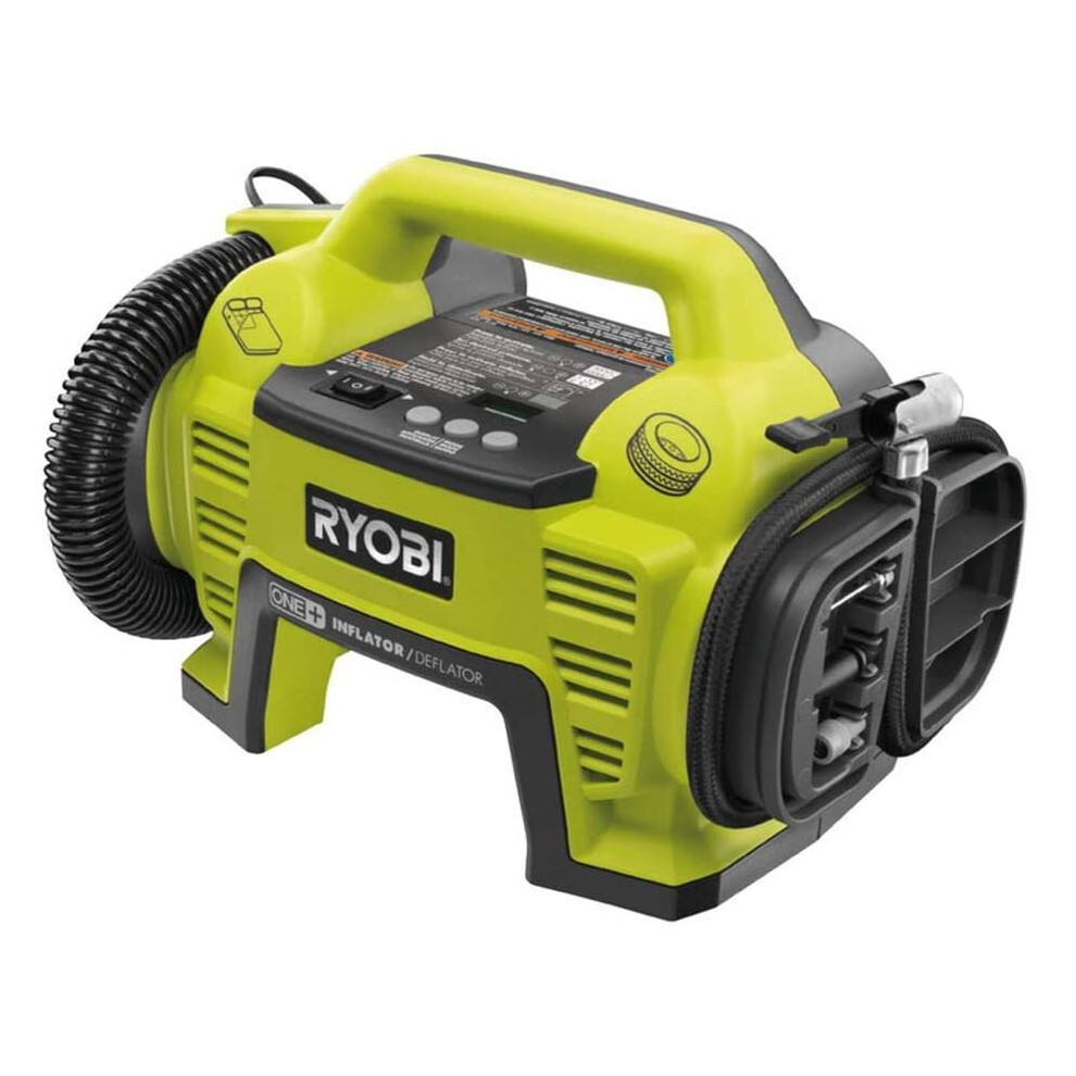 Ryobi R18I-0 ONE+ Inflator, 18 V (Body Only) - Hyper Green