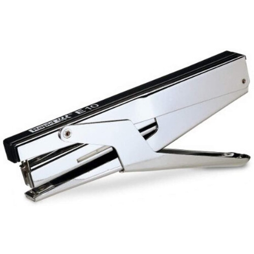 Rapid Rapid 21310400 E10 Stapler Plastic/ Metal 10 Sheet Capacity Chrome