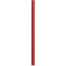 Durable Spine Bar A4 3 mm Red | Pack of 50 Pieces | Ideal for Binding Unpunched Documents in Seconds | Holds Up-to 30 A4 Sheets