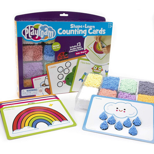 Learning Resources Learning Resources Playfoam Shape & Learn Counting Preschool Readiness Activity, Ages 3+, EI-1914