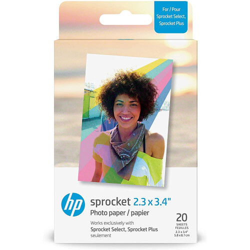 HP HP Sprocket 2.3 x 3.4 Premium Instant Ζink Αυτοκόλλητο Χαρτί Φωτογραφίας (50 Φύλλα) 2