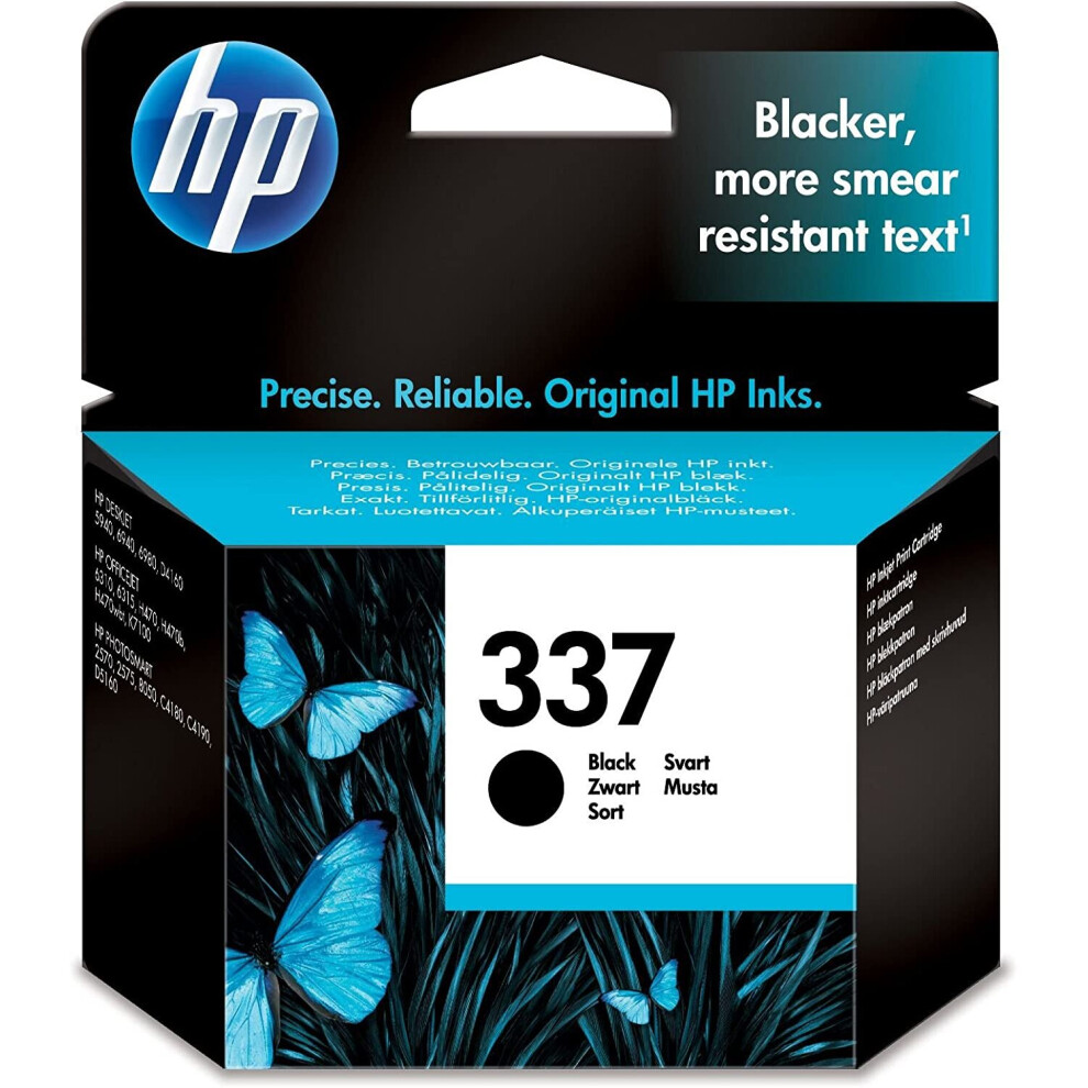 HP C9364EE 337 Black Original Ink Cartridge, Single Pack