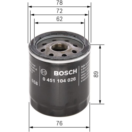 Bosch Bosch P4026 - Oil Filter Car 1