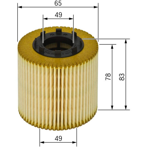 Bosch Bosch P9256 - Oil Filter Car 1