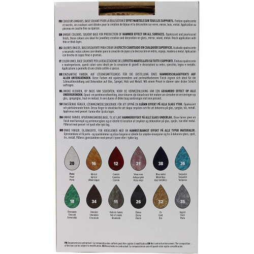Pebeo 757441 Fantasy Moon Explorer Set, Assorted, 12X20ML 2
