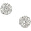 Fossil Fossil Women's Disc Silver-Tone Stud Earrings JF00828040 1