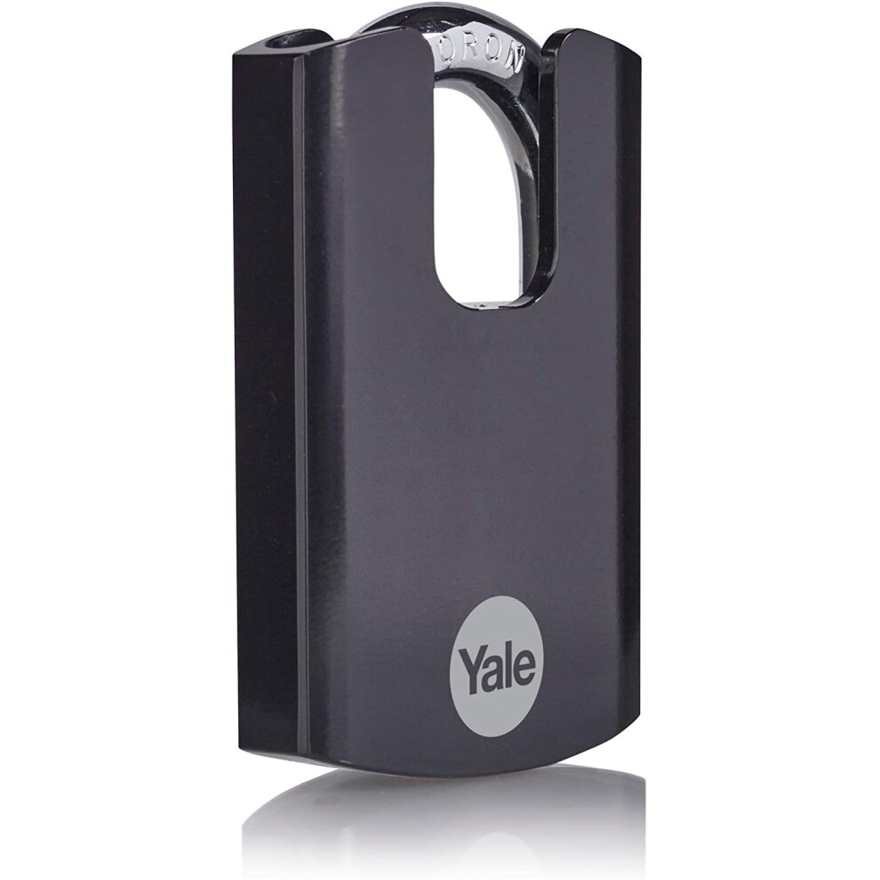 Yale Y300CB/63/127/1 Maximum Protection Hardened Steel Outdoor Padlock 62mm Boron Shackle - Double Locking - 3 Retaining Keys