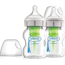 Dr. Brown's Options+ Anti-Colic 150ml Wide Neck Glass Bottle Twin Pack
