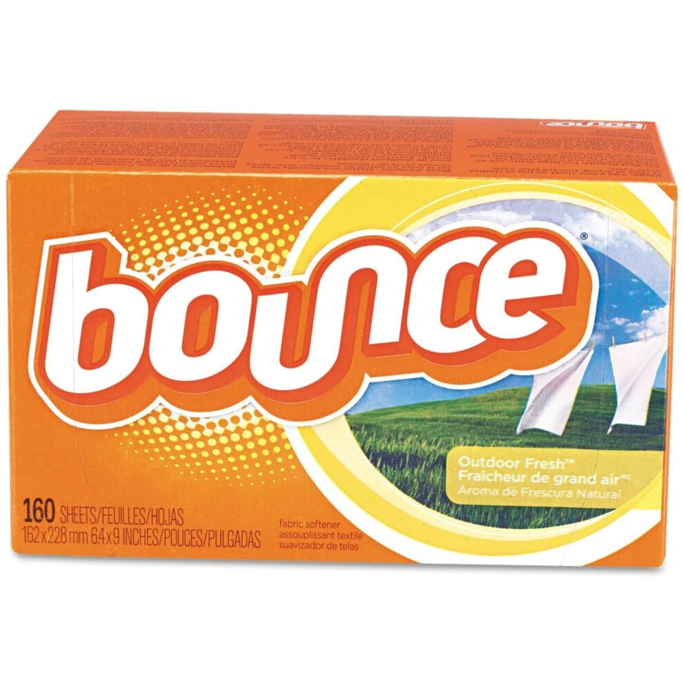 Bounce Outdoor Fresh Tumble Dryer Sheets (160 Sheets)