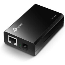 TP-LINK TL-PoE150S PoE Injector Adapter with IEEE 802.3af Compliant - Black