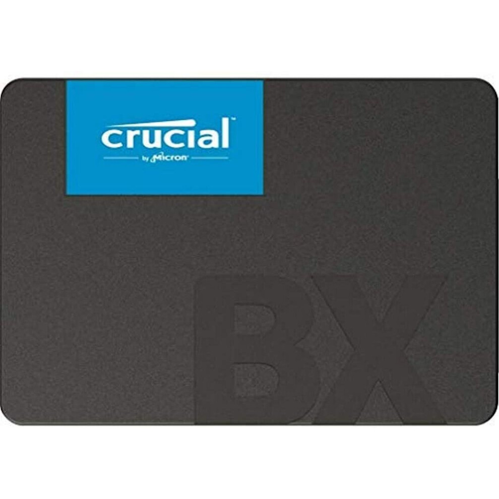 Crucial BX500 240 GB CT240BX500SSD1-Up to 540 MB/s (Internal SSD, 3D NAND, SATA, 2.5 Inch), Black