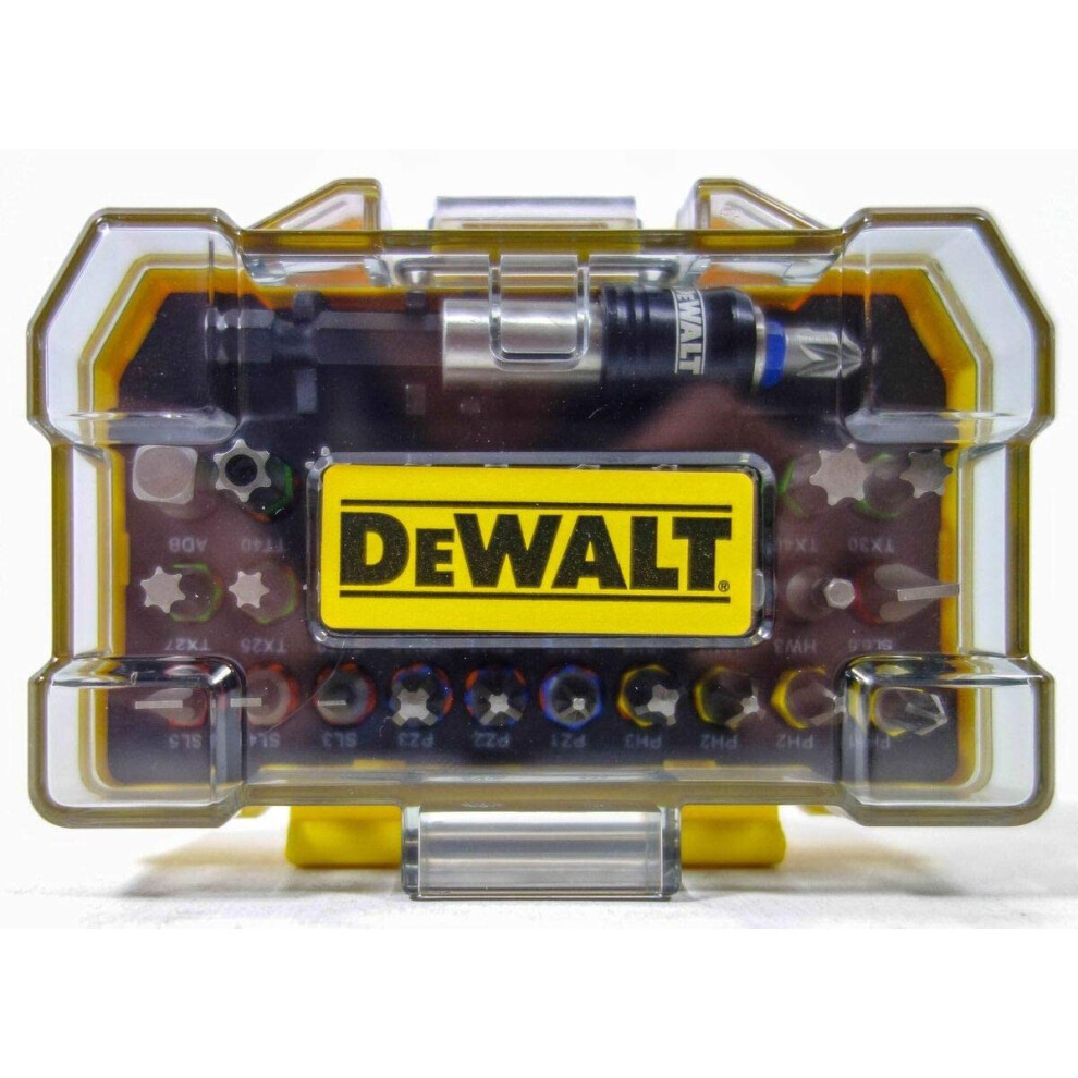 DEWALT DT7969-QZ, 32 Piece XR Professional Magnetic Screwdriver Bit Accessory Set, Yellow