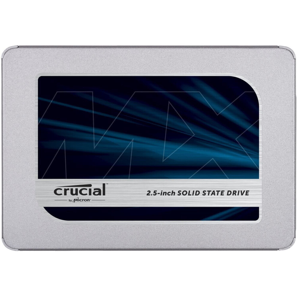 Crucial MX500 1 TB CT1000MX500SSD1-Up to 560 MB/s (3D NAND, SATA, 2.5 Inch, Internal SSD), Black