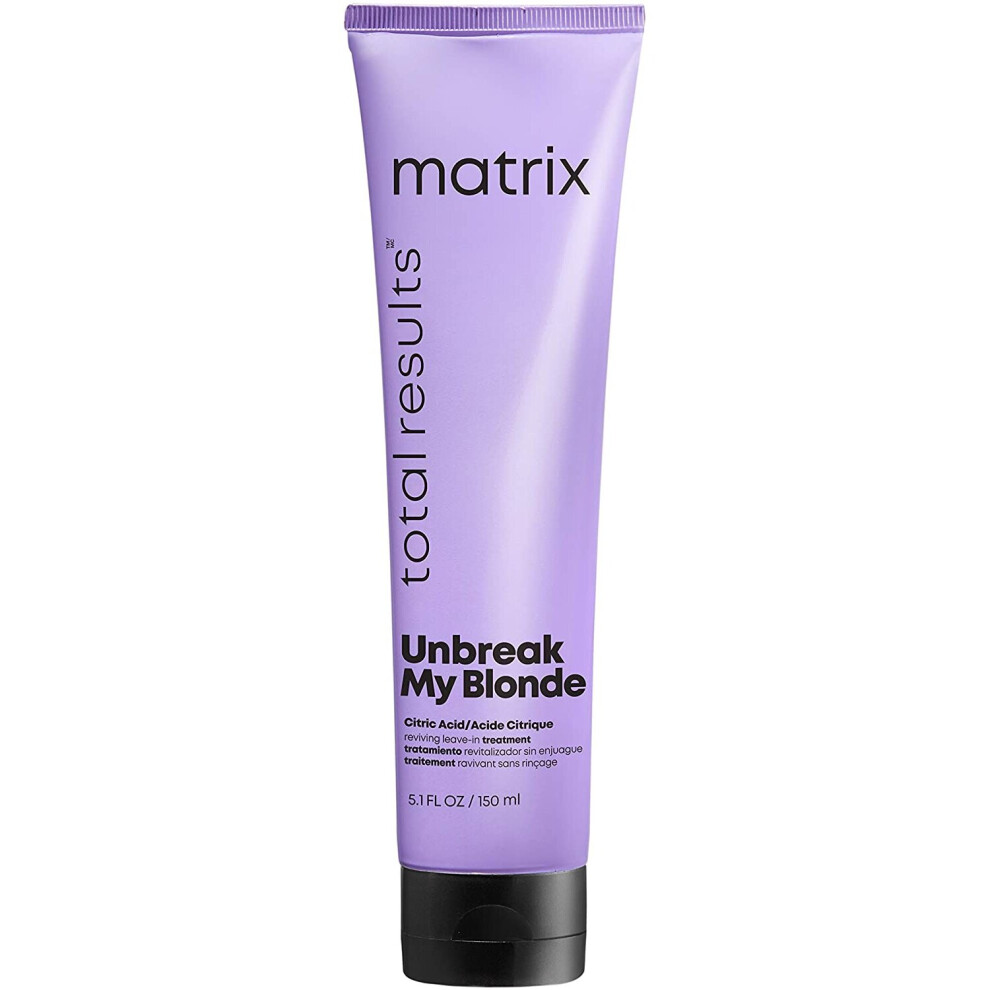 Matrix | Total Results | Unbreak My Blonde Leave In Treatment | To Strengthen & Revive Hair | 150Ml