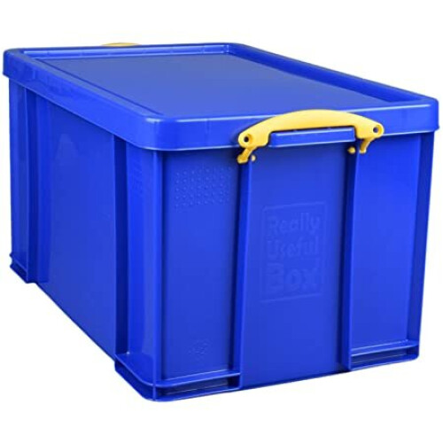 Really Useful Really Useful 84 Litre Storage Box  - Solid Blue