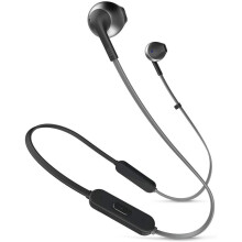 JBL Tune 205BT Wireless In-Ear Earbud Headphones with Bluetooth and Microphone ? Flat Tangle Cable ? Black