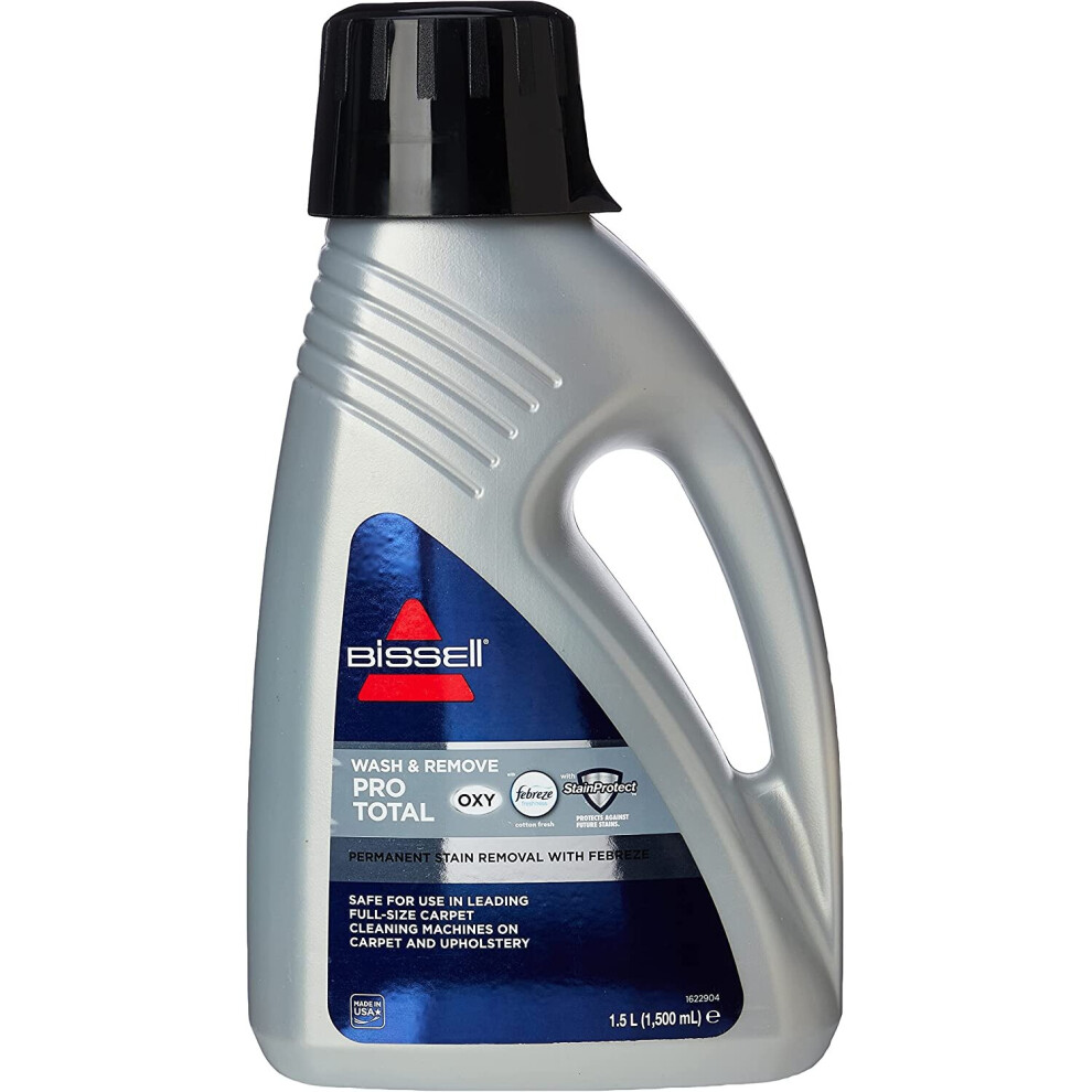 BISSELL Wash & Remove Pro Total Formula | For Use With All Leading Upright Carpet Cleaners | 2212E