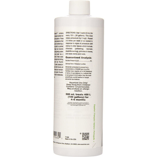 Seachem Flourish Potassium Supplement, 500 ml 2