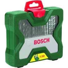 BOSCH 2607019325 33pc Drill/Driving Set, Silver/Black