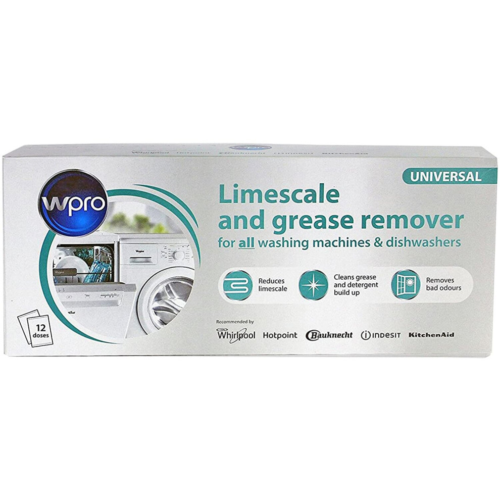 NEW Limescale & Detergent Remover for All Dishwashers and Washing Machines - Genuine Indesit Hotpoint Professional collection - Replace old Part