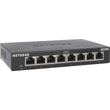 NETGEAR 8-Port Gigabit Ethernet Unmanaged Switch (GS308) - Home Network Hub, Office Ethernet Splitter, Plug-and-Play, Silent Operation, Desktop or