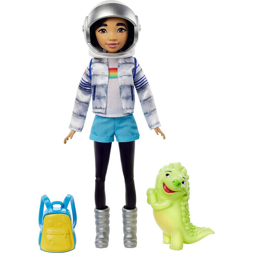 Mattel Over the Moon Fei Fei Månad Äventyr Figur Klädd Docka
