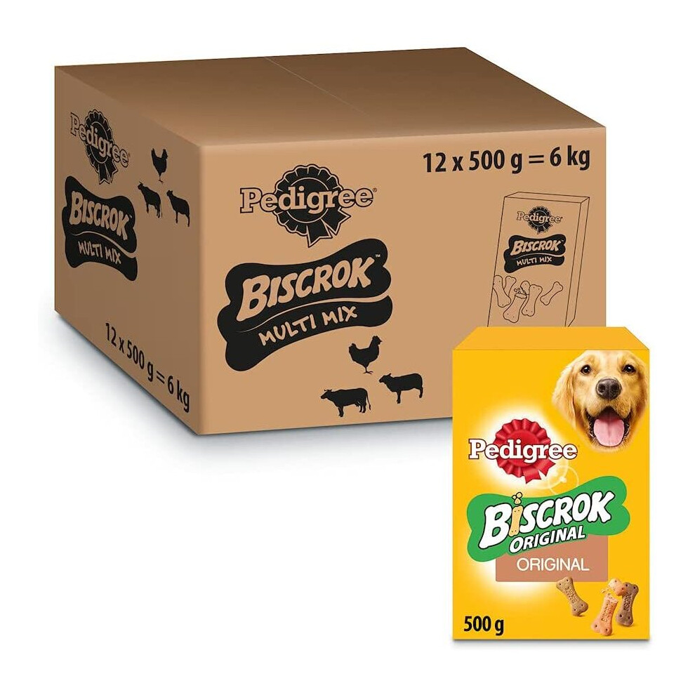 Pedigree Biscrok Multi Small 500g x 12