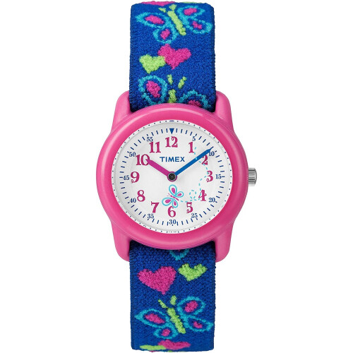 Timex Timex Kid's Analog 28 mm Elastic Fabric Strap Watch