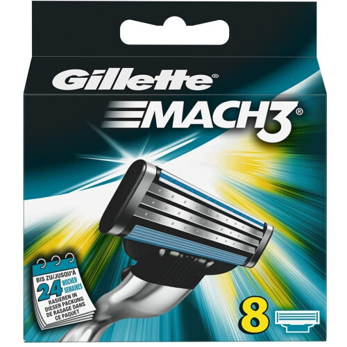 Gillette Gillette Mach3 Blades, Pack of 8