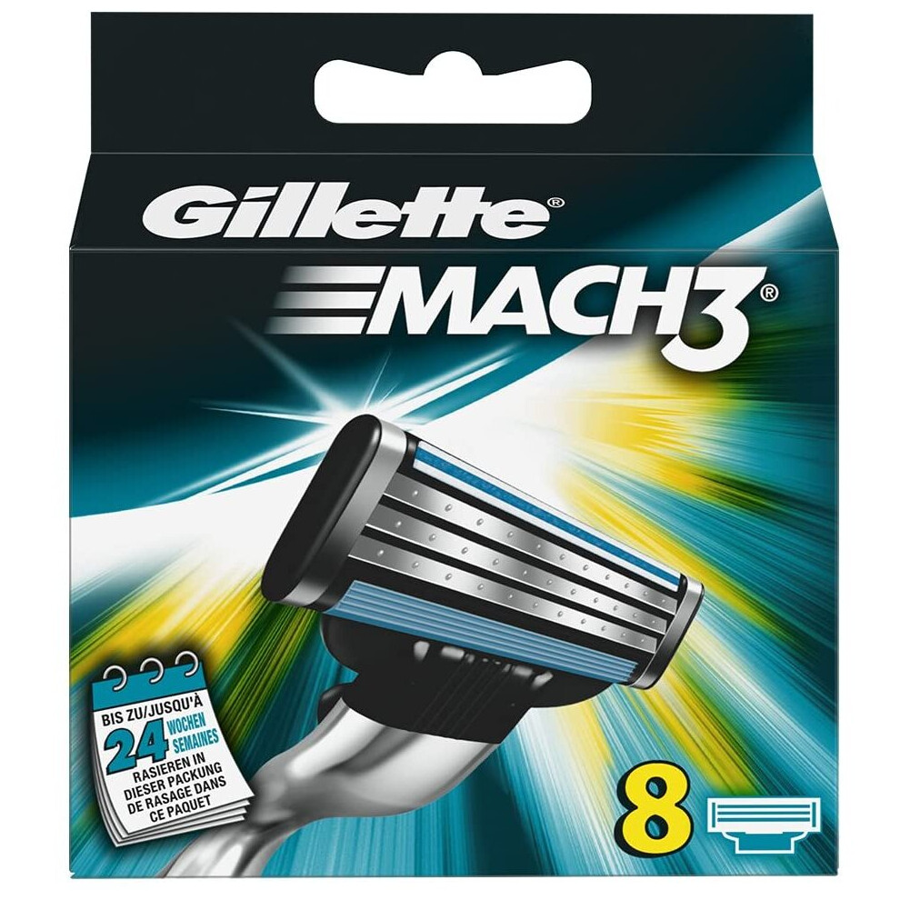 Gillette Mach3Â Blades, Pack of 8