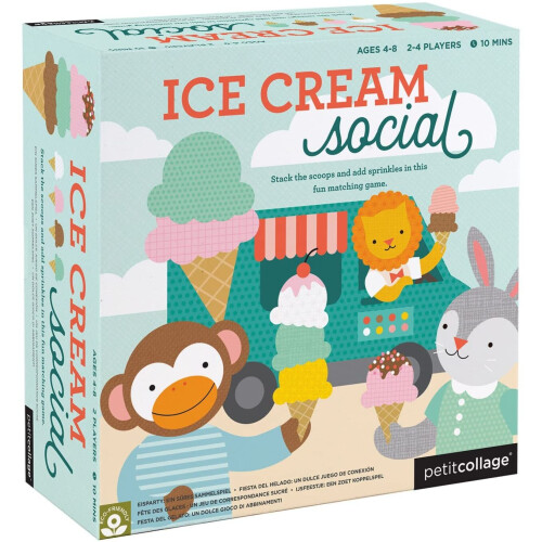 Soziales Eiscreme-Spiel Petit Collage