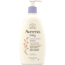 Aveeno Baby Calming Comfort Loo Hidratante Corporal com Aromas Relaxantes de Lavanda e Baunilha Loo No Gordurosa para Bebs Nutritiva Prebi