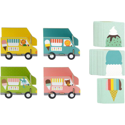 Soziales Eiscreme-Spiel Petit Collage 1