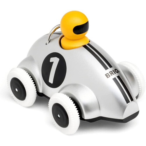 Brio Raceauto BRIO - model 30232 - Push &amp; Go grijs - speciale editie 1