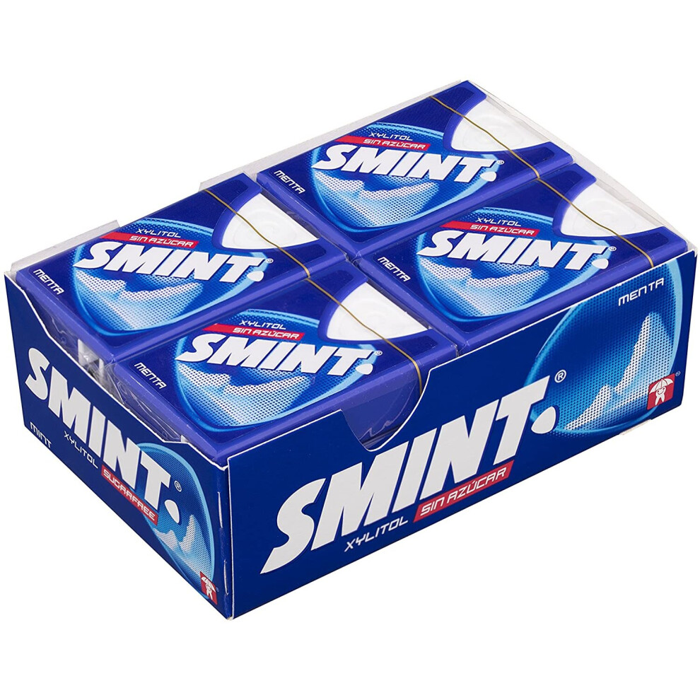 Smint 40 Sugarfree Mints 8G Xylitol Toothfriendly (Pack Of 12)