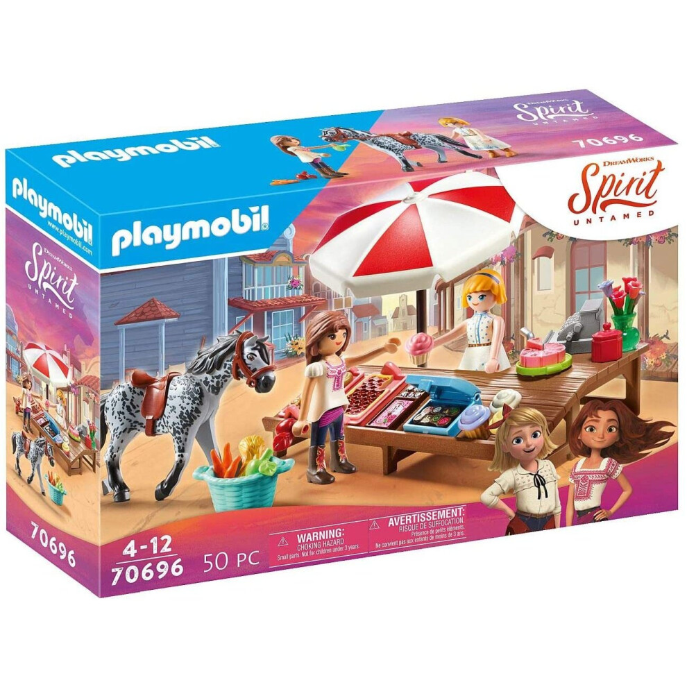 Playmobil Dreamworks Spirit Untamed 70696 Miradero Candy Stand, For Children Ages 4+