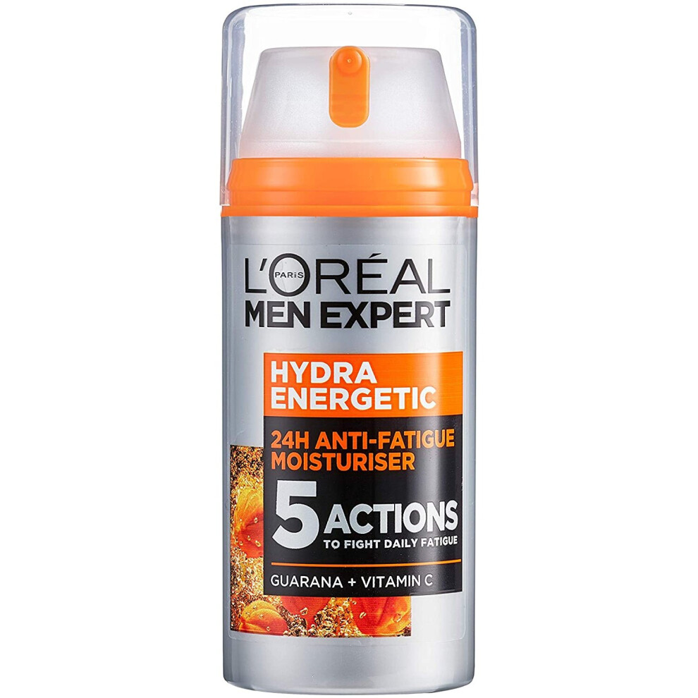 LâOrã©Al Paris Men's L'oreal Expert Hydra Energetic Anti-Fatigue Moisturiser For 100 Ml