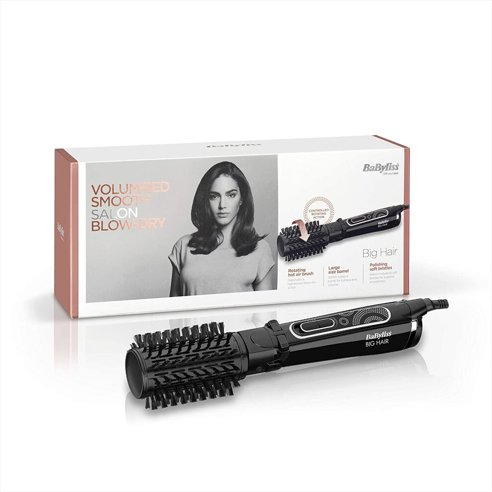 BaByliss Big Hair 50 mm Rotating Hot Air Styling Brush
