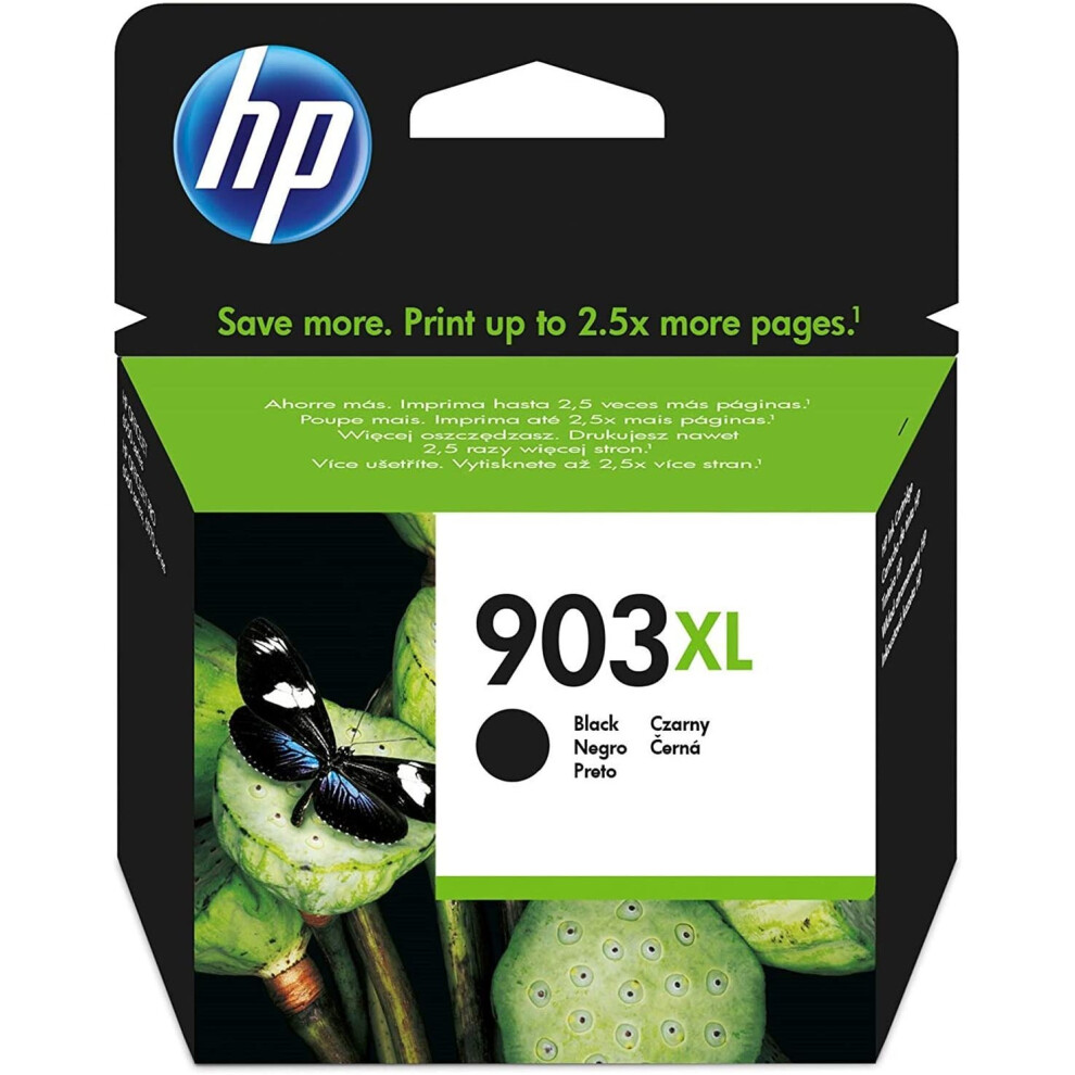 HP T6M15AE 903XL High Yield Original Ink Cartridge, Black, Single Pack