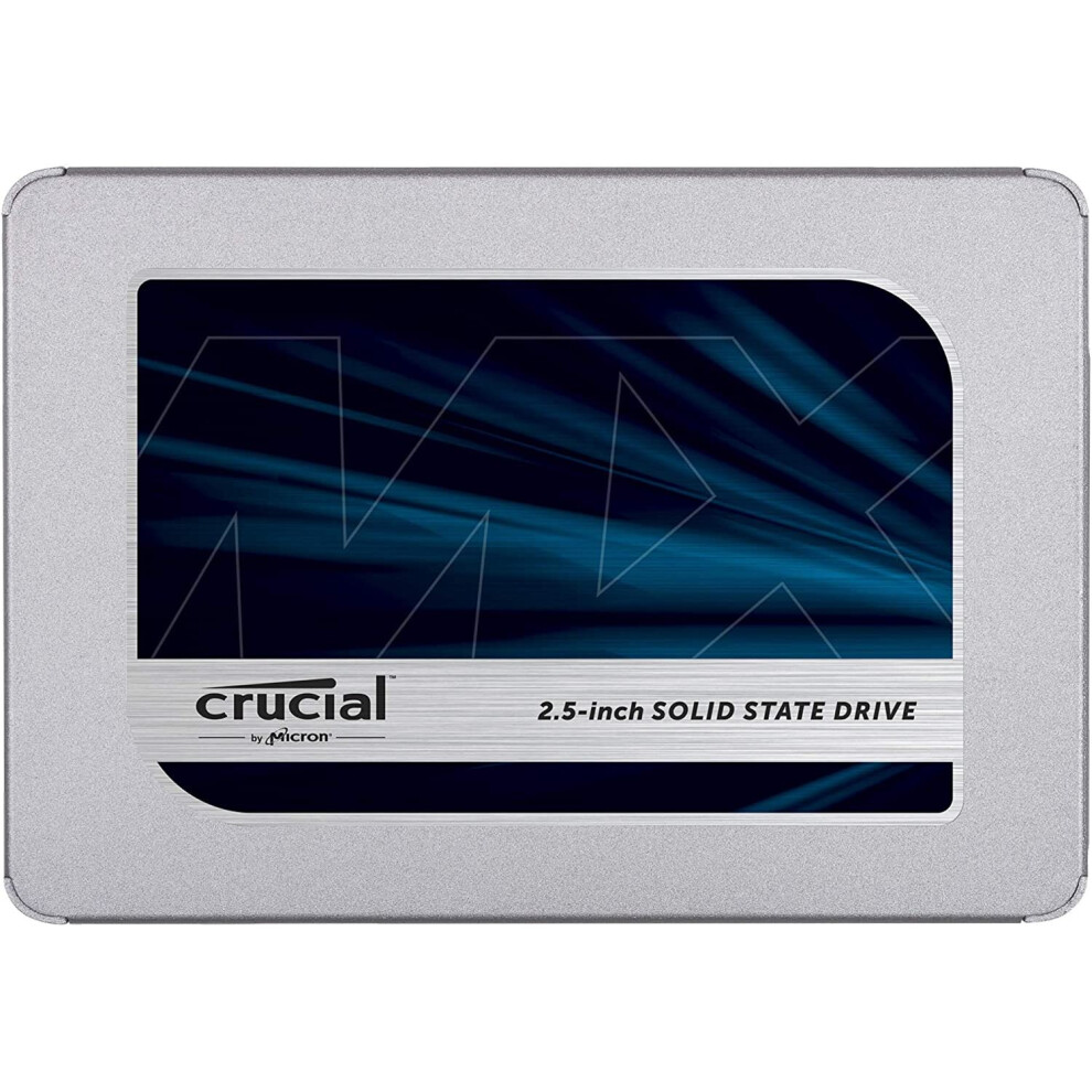 Crucial MX500 500 GB CT500MX500SSD1-Up to 560 MB/s (3D NAND, SATA, 2.5 Inch, Internal SSD)