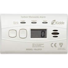 Kidde 10LLDCO Ten Year Life Carbon Monoxide Alarm Digital Display with Sealed Longlife Battery