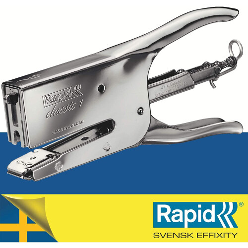 Rapid Rapid Classic K1 Σταυρωτές Πένσες, 50 Φύλλων, Μεταλλικές, Χρώμιο, 10510602 1